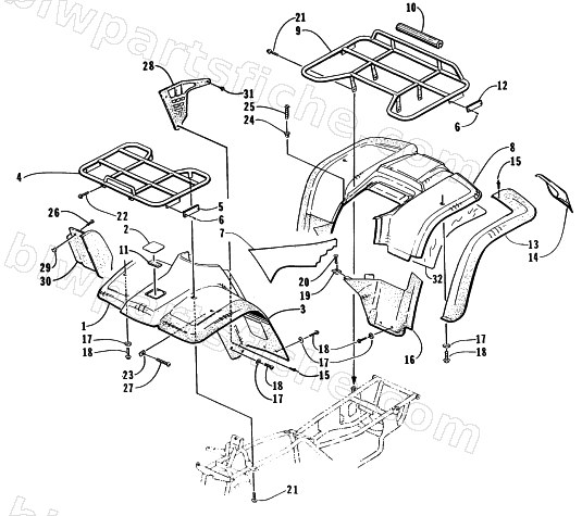 BODY PANEL ASSEMBLY diagram