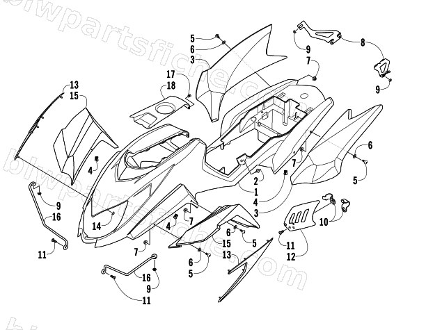 BODY PANEL ASSEMBLY diagram