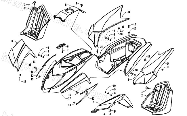 BODY PANEL ASSEMBLY diagram