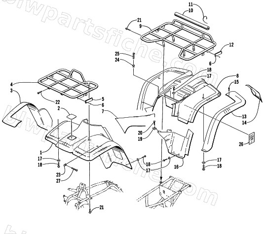 BODY PANEL ASSEMBLY diagram