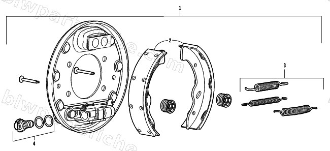 BRAKE ASSEMBLY diagram