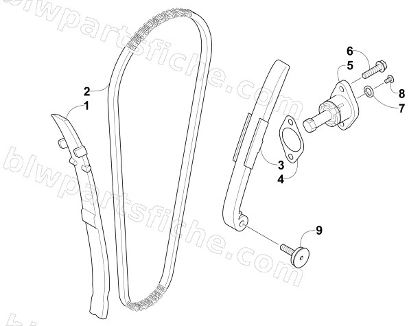CAM CHAIN ASSEMBLY diagram