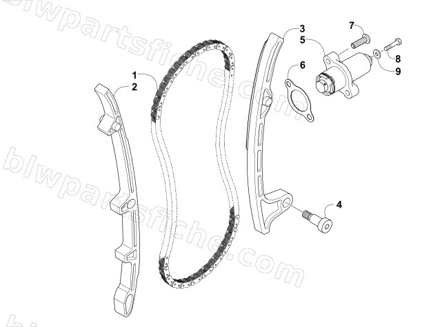 CAM CHAIN ASSEMBLY diagram