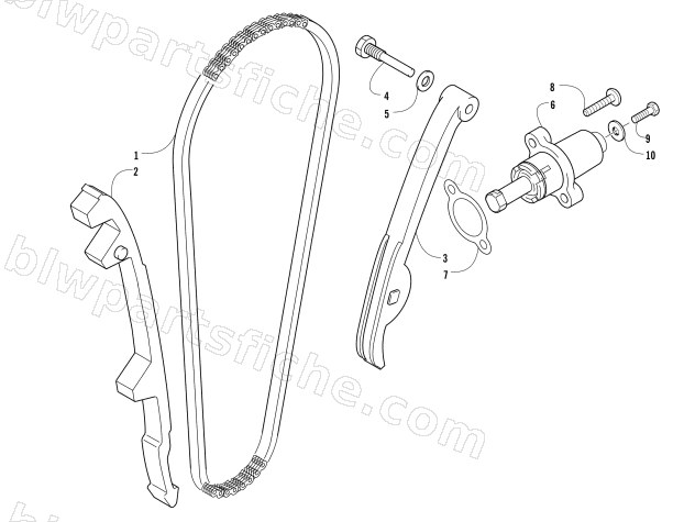 CAM CHAIN ASSEMBLY diagram