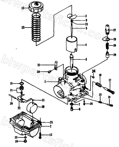 CARBURETOR diagram