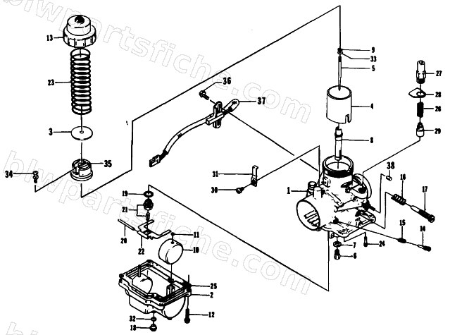 CARBURETOR diagram