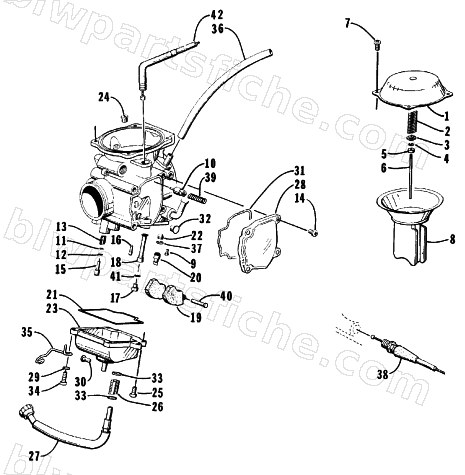 CARBURETOR diagram