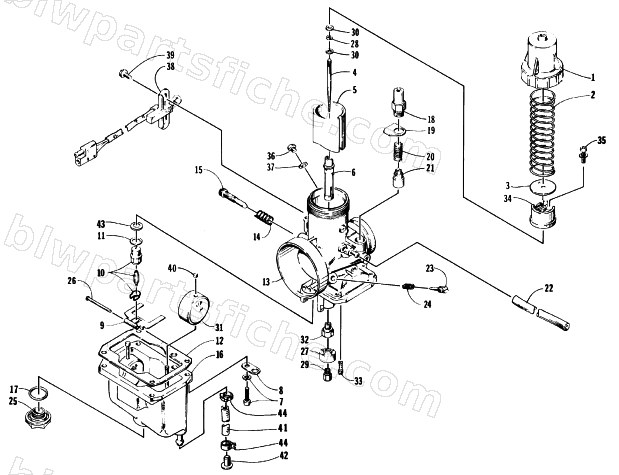 CARBURETOR diagram