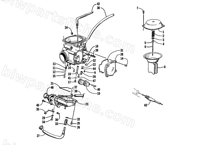CARBURETOR diagram