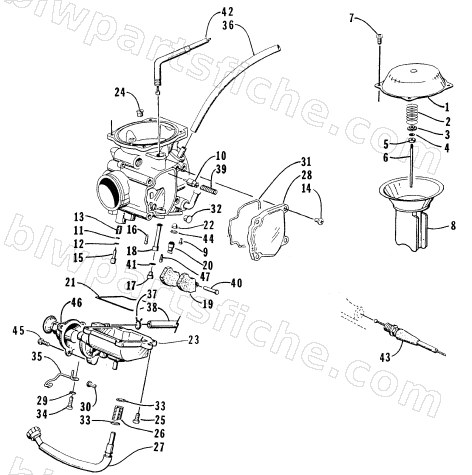 CARBURETOR diagram