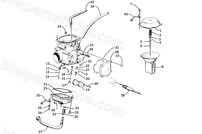 CARBURETOR diagram