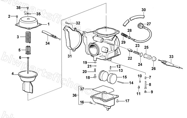 CARBURETOR diagram