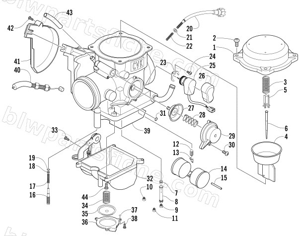 CARBURETOR diagram