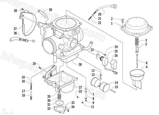 CARBURETOR diagram
