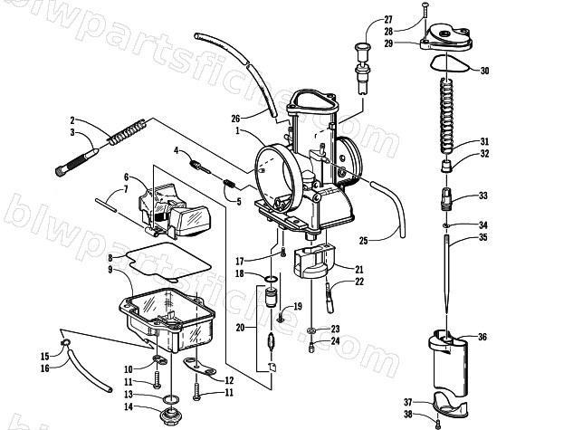 CARBURETOR diagram