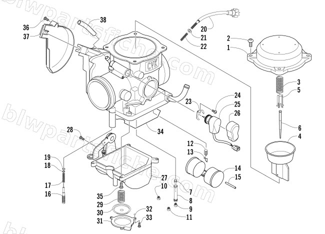 CARBURETOR diagram