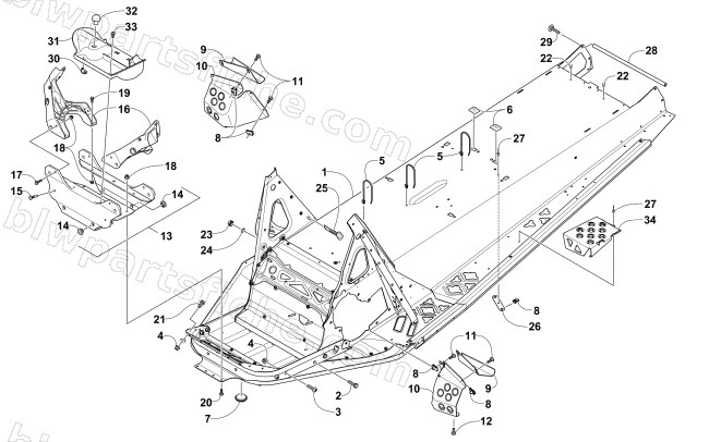 CHASSIS ASSEMBLY diagram