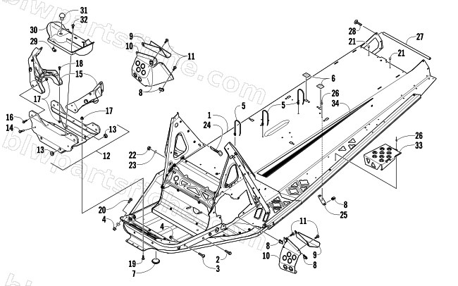 CHASSIS ASSEMBLY diagram