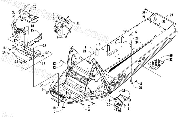 CHASSIS ASSEMBLY diagram