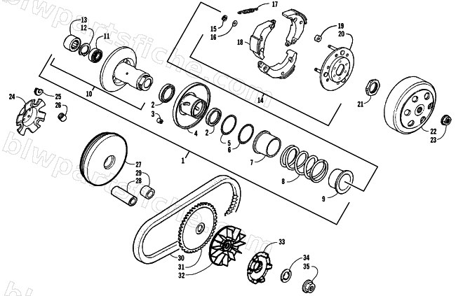 CLUTCH ASSEMBLIES diagram