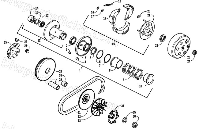 CLUTCH ASSEMBLIES diagram