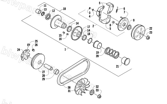 CLUTCH ASSEMBLY diagram