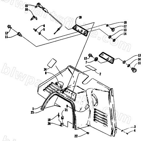 CONSOLE AND SWITCH ASSEMBLIES diagram