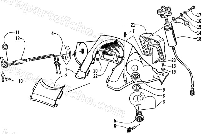 CONSOLE AND SWITCH ASSEMBLY diagram