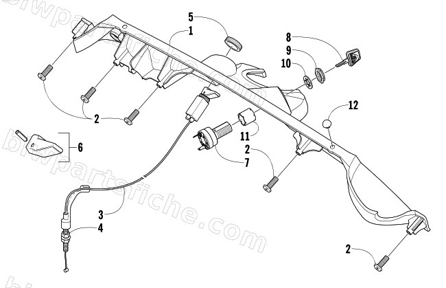 CONSOLE AND SWITCH ASSEMBLY diagram