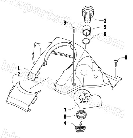 CONSOLE AND SWITCH ASSEMBLY diagram