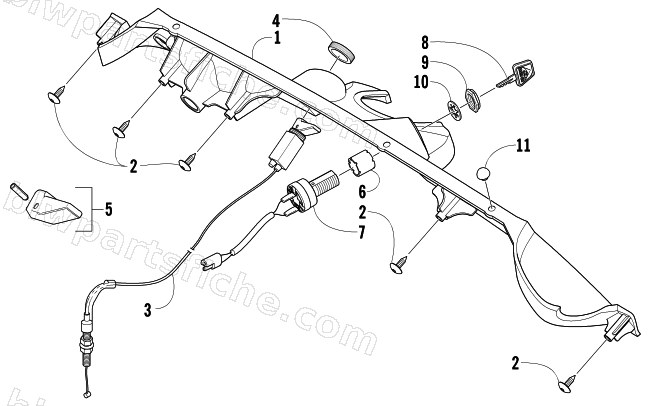 CONSOLE AND SWITCH ASSEMBLY diagram