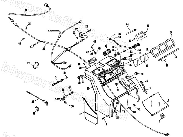 CONSOLE AND WIRING ASSEMBLIES diagram