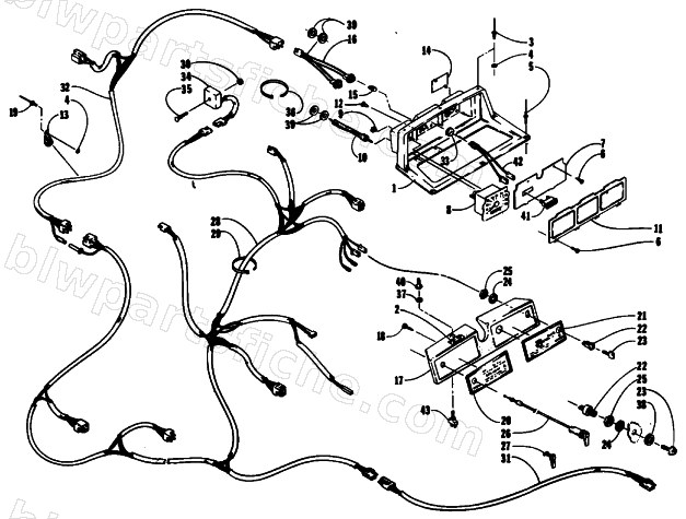 CONSOLE AND WIRING ASSEMBLIES diagram