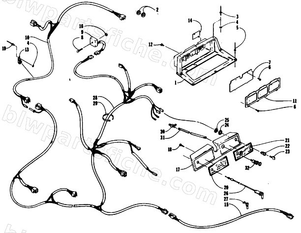 CONSOLE AND WIRING ASSEMBLIES diagram