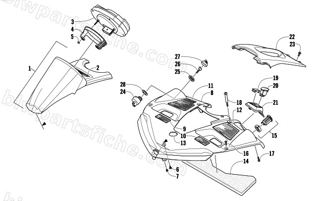 CONSOLE ASSEMBLY diagram