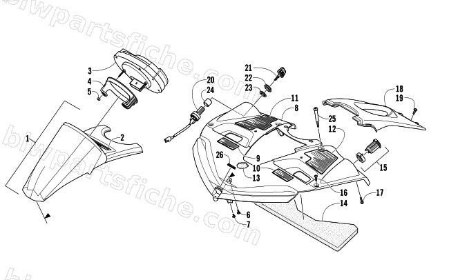 CONSOLE ASSEMBLY diagram
