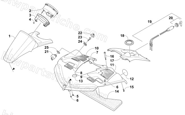 CONSOLE ASSEMBLY diagram