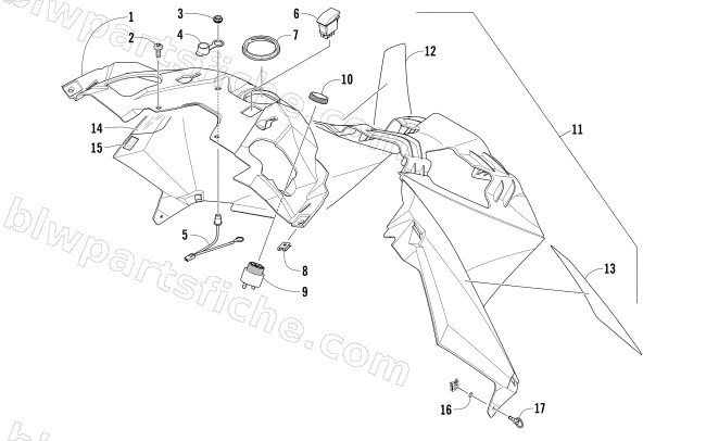 CONSOLE ASSEMBLY diagram