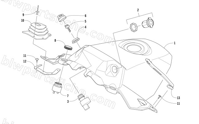 CONSOLE ASSEMBLY diagram