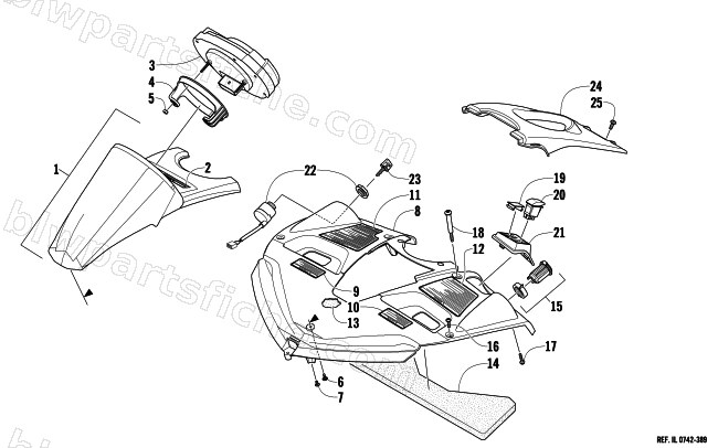 CONSOLE ASSEMBLY diagram