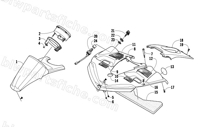 CONSOLE ASSEMBLY diagram