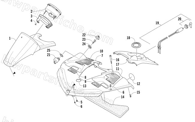 CONSOLE ASSEMBLY (OS) diagram
