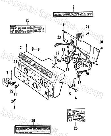 CONTROL PANEL ASSEMBLY diagram