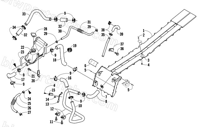 COOLING ASSEMBLY diagram