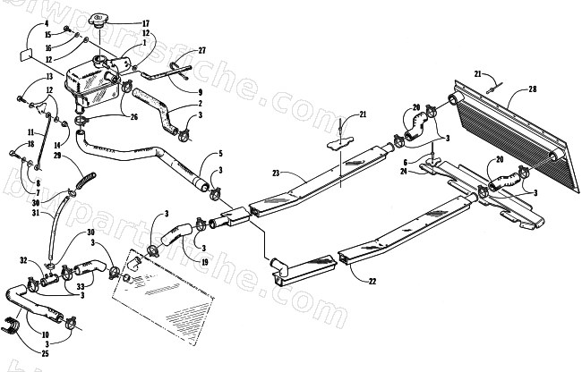 COOLING ASSEMBLY diagram