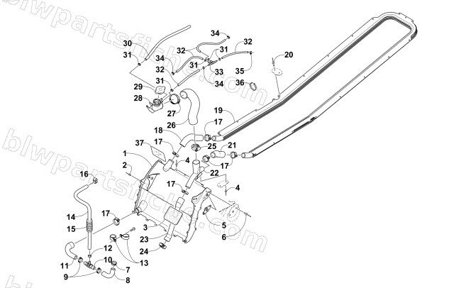 COOLING ASSEMBLY diagram