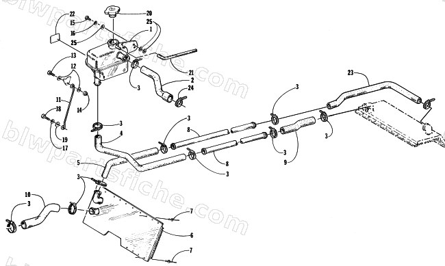 COOLING ASSEMBLY diagram
