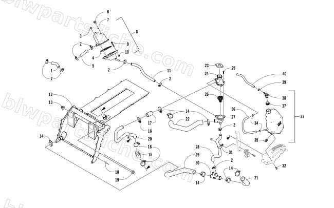COOLING ASSEMBLY diagram
