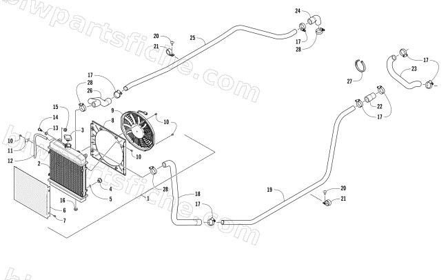 COOLING ASSEMBLY diagram