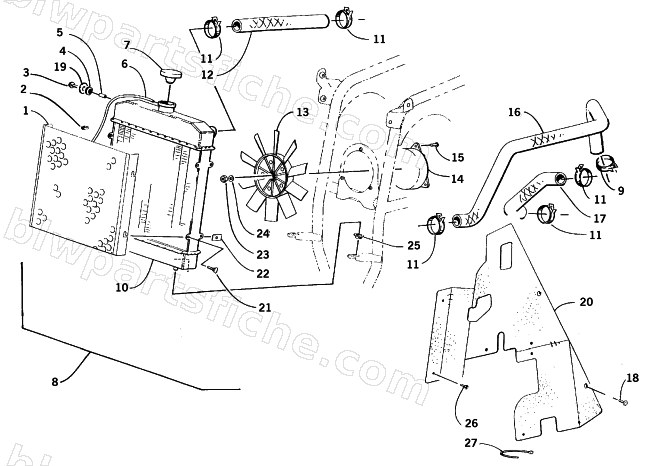 COOLING ASSEMBLY diagram